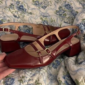 Red Women's Slingback Shoes